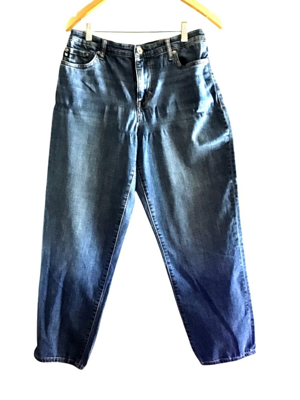 CHAPS- WOMEN MEDIUM WASH SLIM BOYFRIEND STYLE JEANS SIZE 8